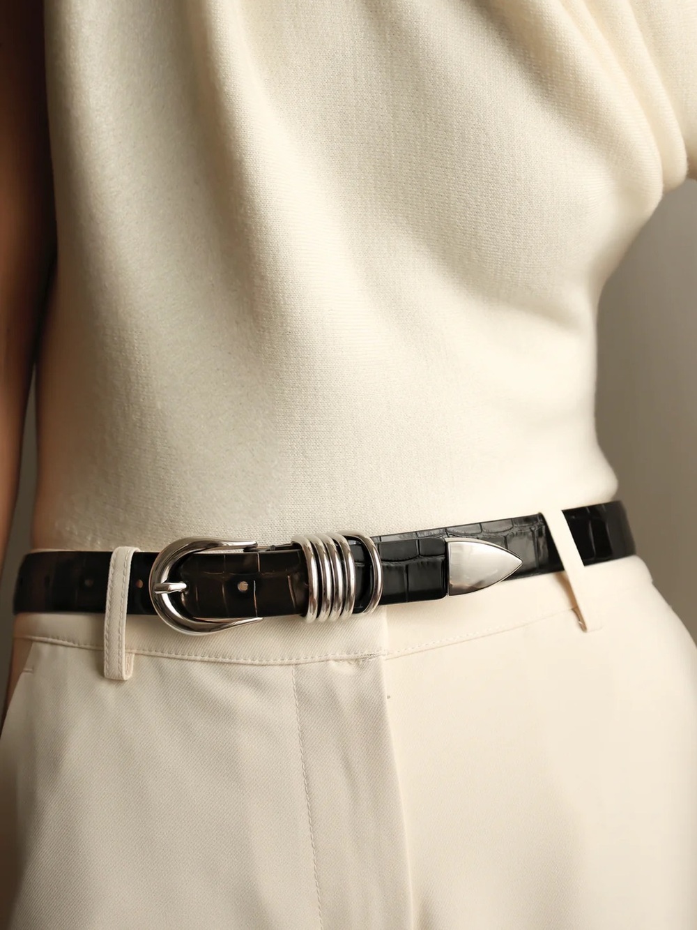 DÉHANCHE | Hollyhock leather belt